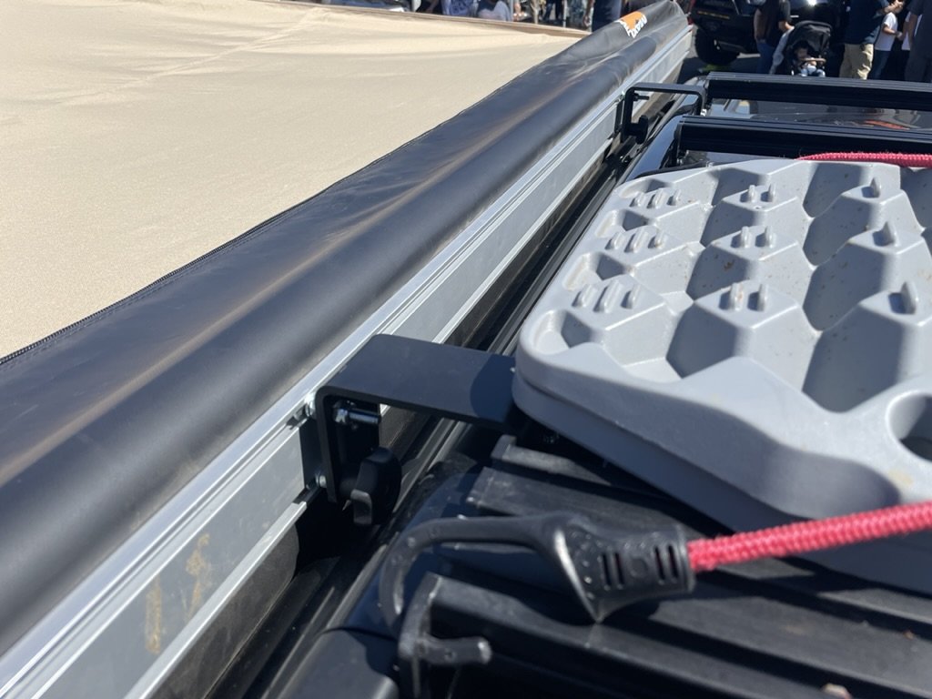 Stock Roof Rack Awning Mount & Accessory Brackets - Go Xplore Basecamp