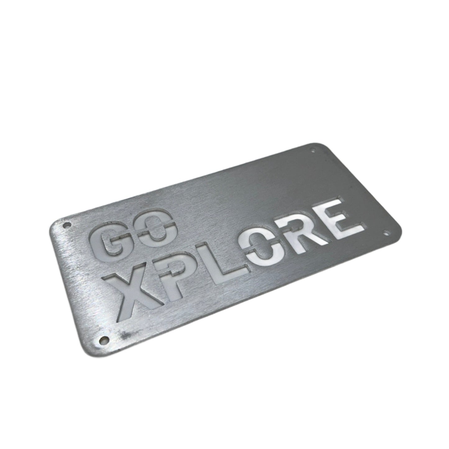Go Xplore Nameplate