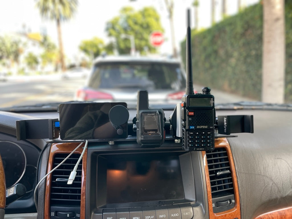 How we’ve organized the Comms Rail in our GX470