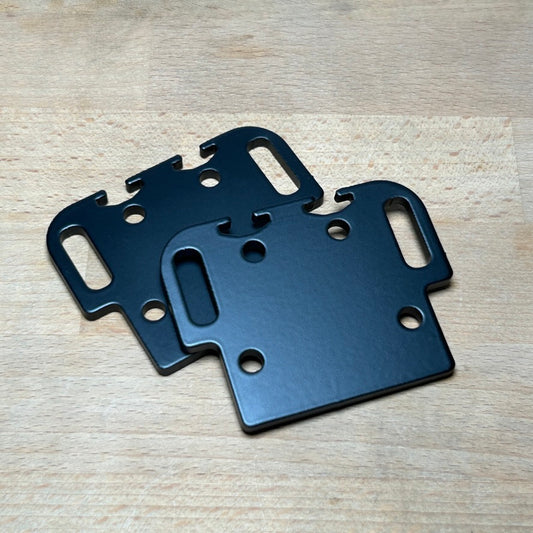 Extrusion Crossbar Mounts for Stock Racks | 2" Wide
