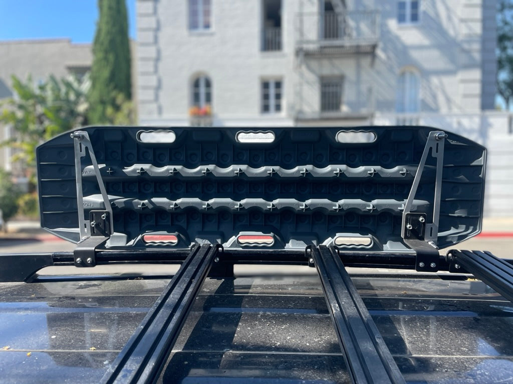ALL-TOP Recovery Board Mount Kits, Universal Brackets for Traction Tracks,  Adjustable DIY Installtion Sets to Roof Racks, Crossbars & Cargo Basket