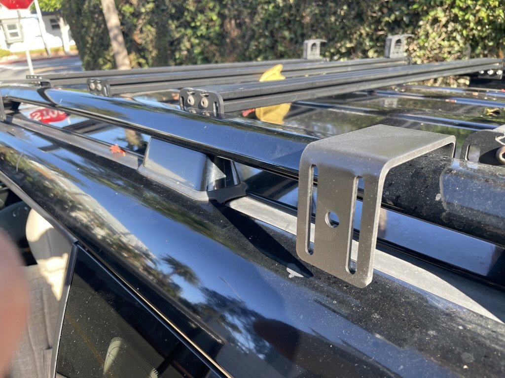 Stock Roof Rack Awning Mount & Accessory Brackets - Go Xplore Basecamp