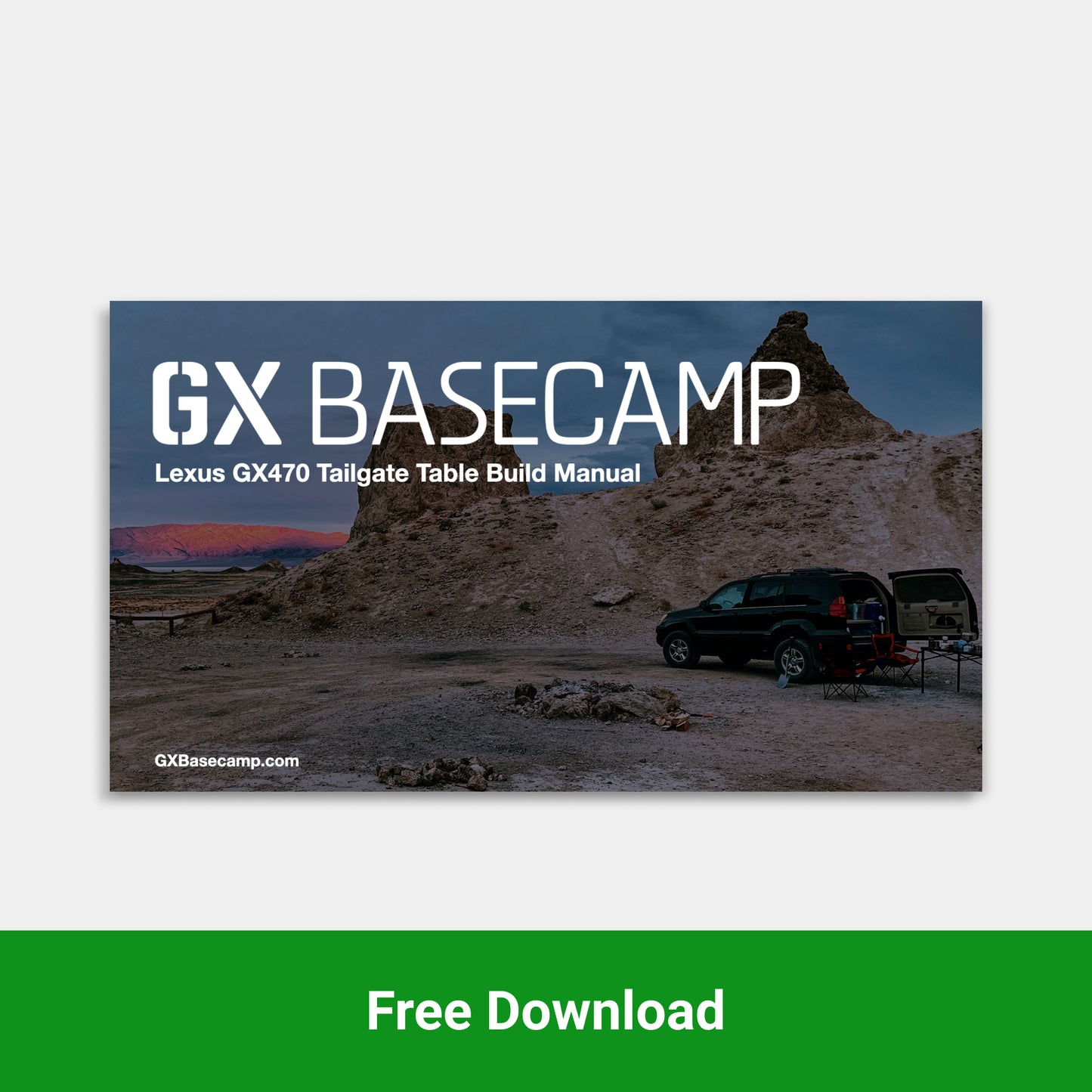 Lexus GX470 Tailgate Table Build Manual - Go Xplore Basecamp